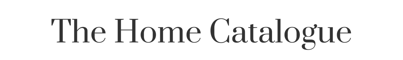The Home Catalogue